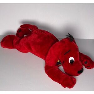 Clifford The Big Red Dog 17" Laying Vintage Nanco Scholastic 2001 Animal Plush